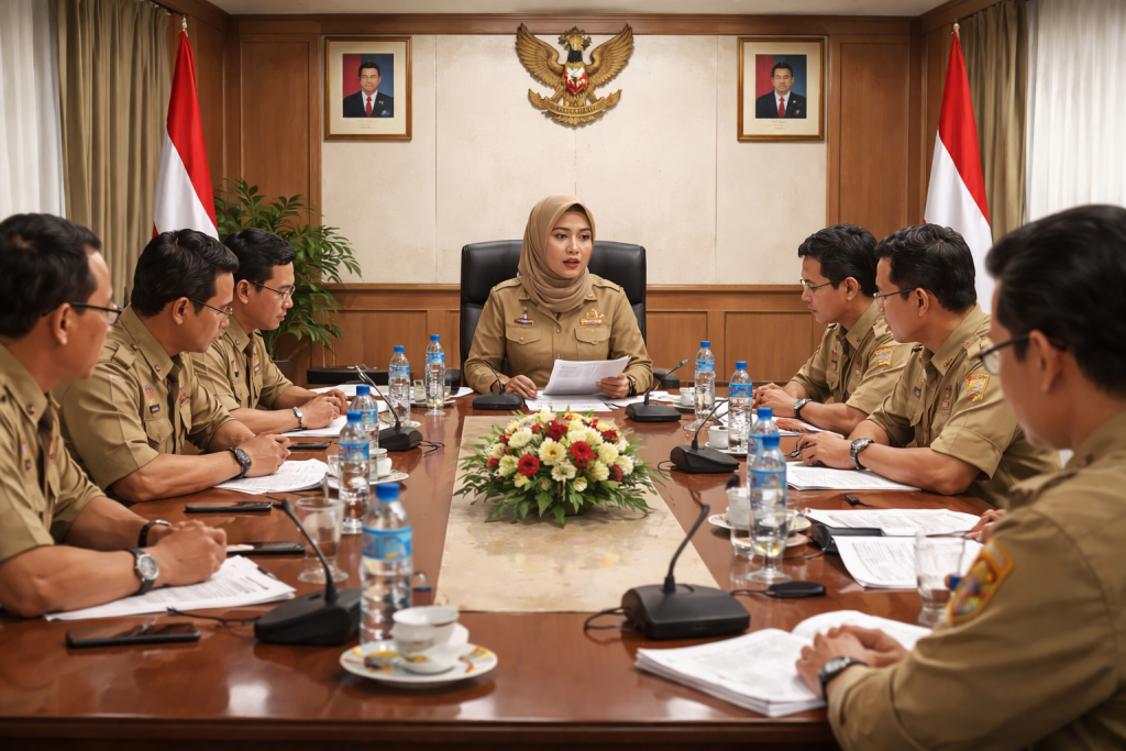 yulindha-pimpin-rakor-plt-bupati-klaten